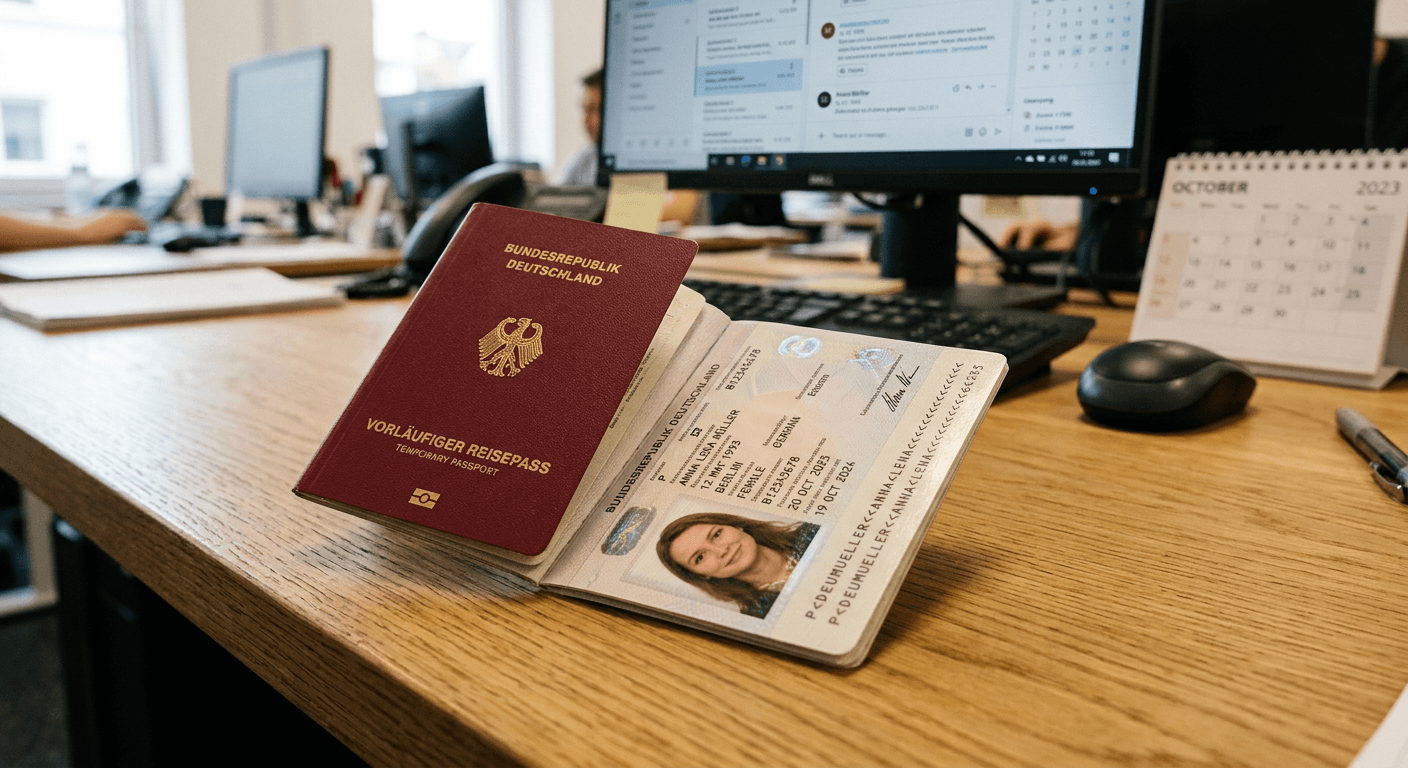 How to Obtain a Vorläufiger Reisepass for Urgent Travel Needs in 2026