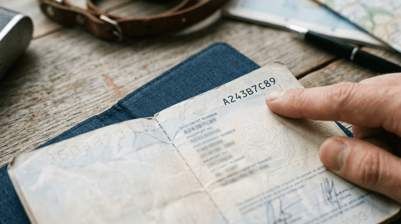 How to Locate Your ID Passport Number and Read the Data Page